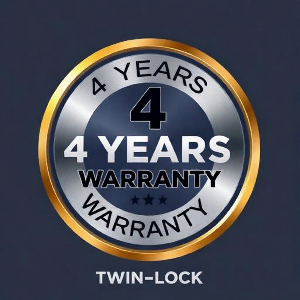4-Year TWIN-LOCK Warranty